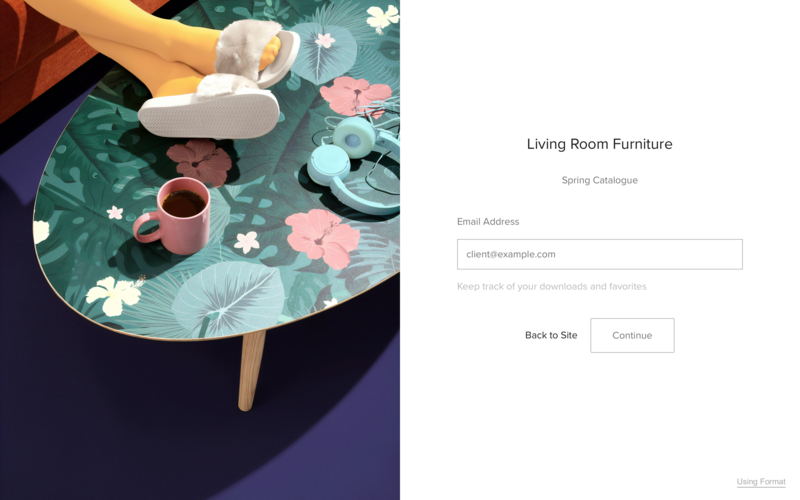 Screenshot of Format gallery