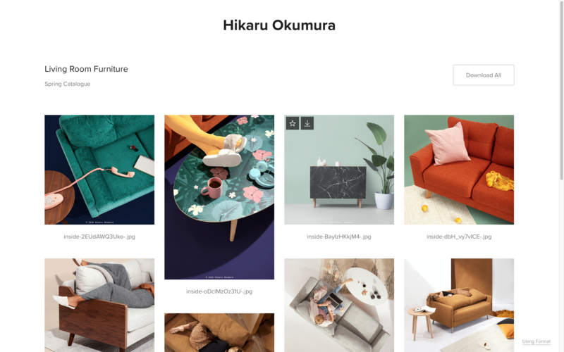 Screenshot of Format gallery