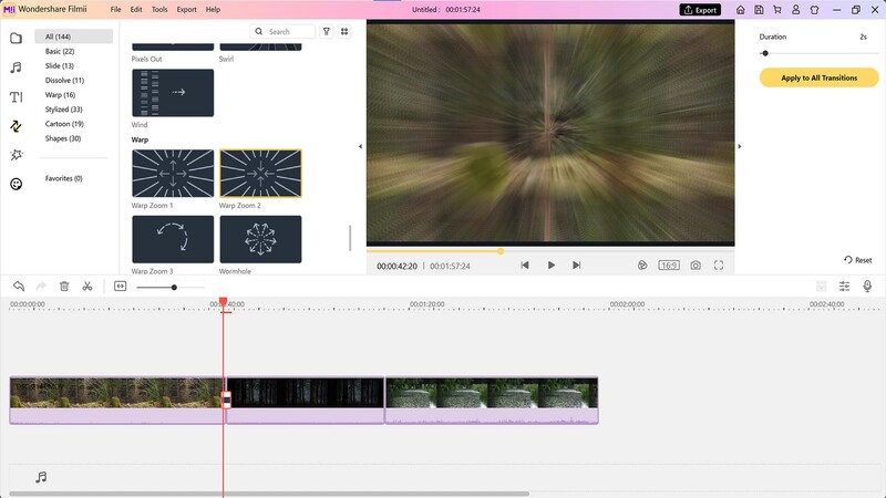 Video effects and transitions