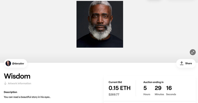 A listing on Foundation.app