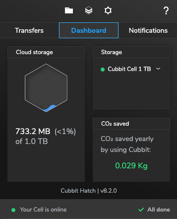 Cubbit app