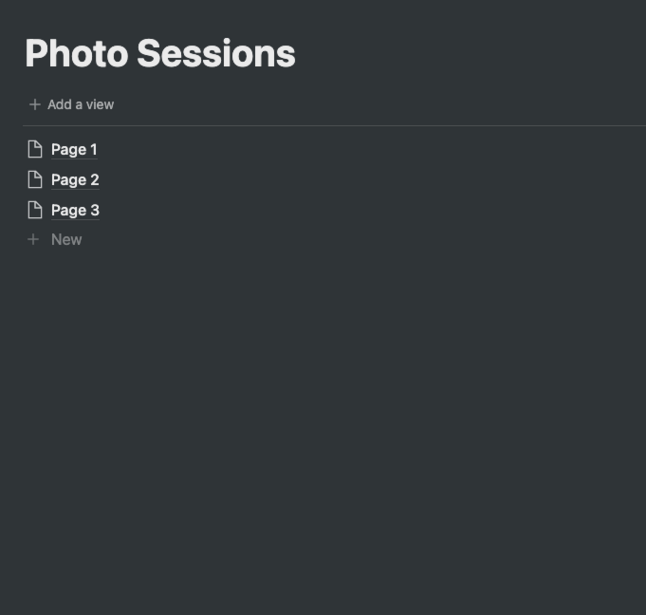 Notion List View