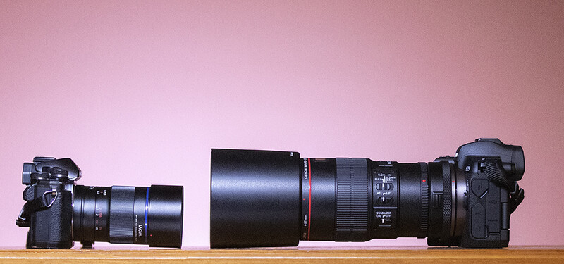 Similar capabilities, huge size difference.