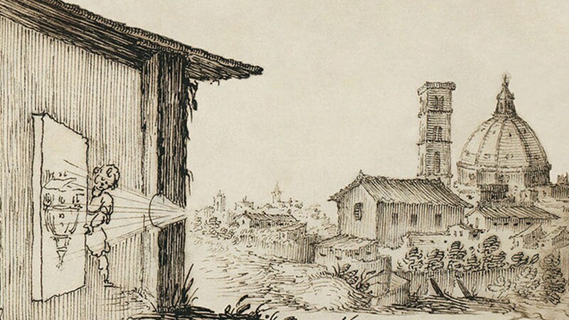 Camera obscura illustration