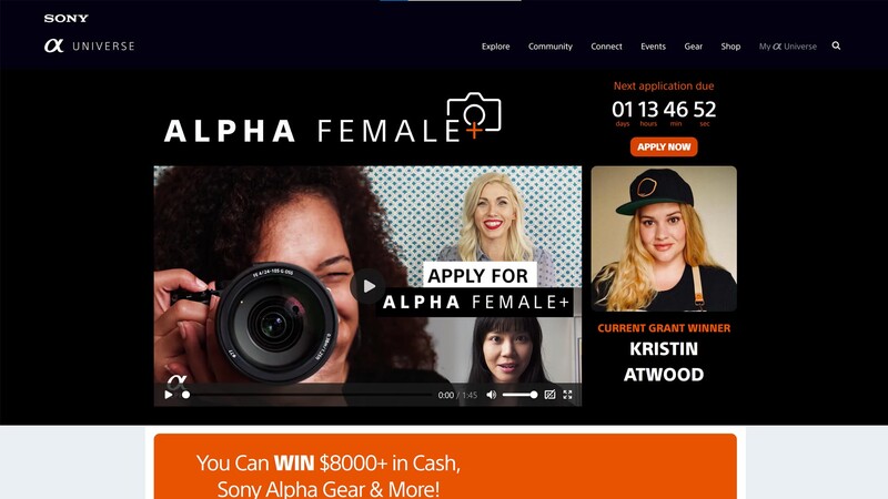 Sony alpha female plus