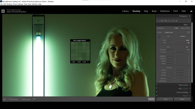 White balance picker