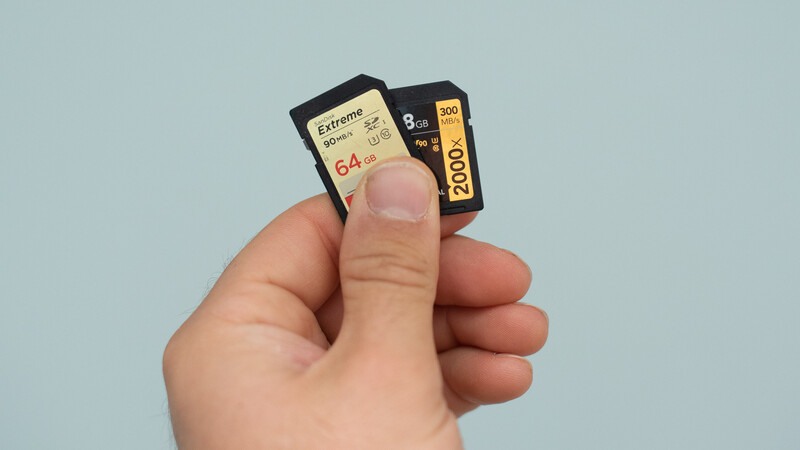 Two cards in hand