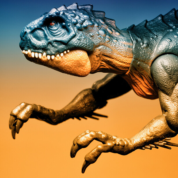 A newly released "Scorpios Rex" figure from Jurassic World: Camp Cretaceous looks downright scary up close.
