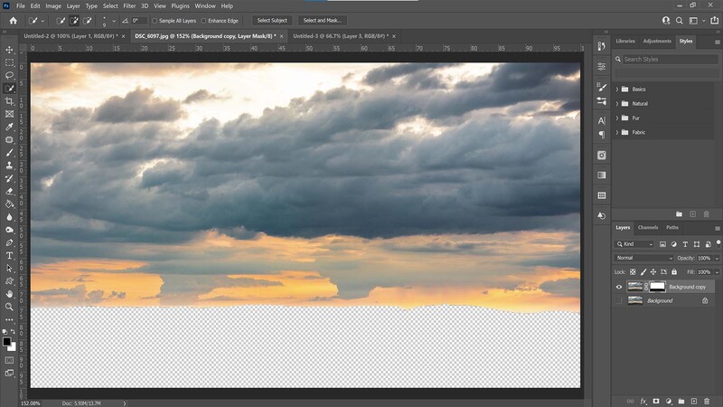 Add layer mask button