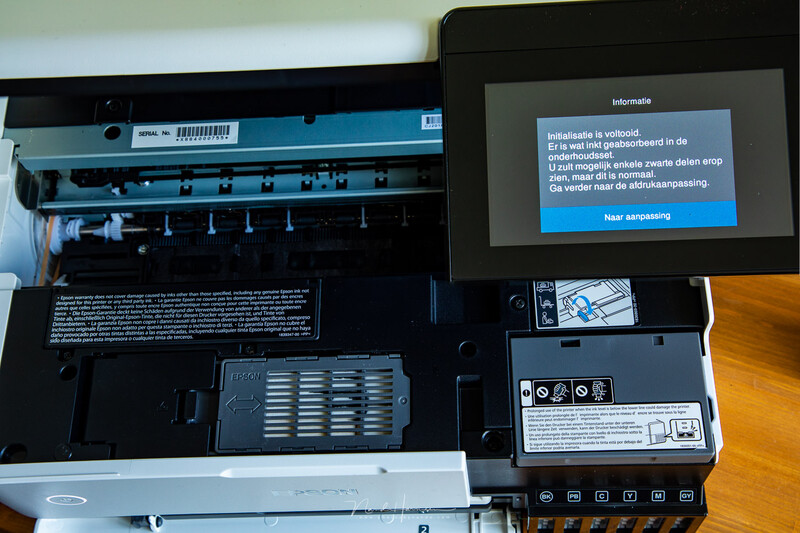 The LCD screen gives all the information for maintanance. That's very handy.