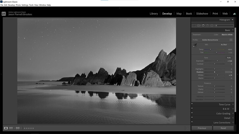 Black and white conversion