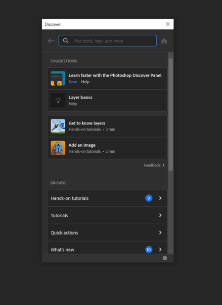 Screenshot of a dark-themed mobile app menu showing photography tutorials and learning resources.
