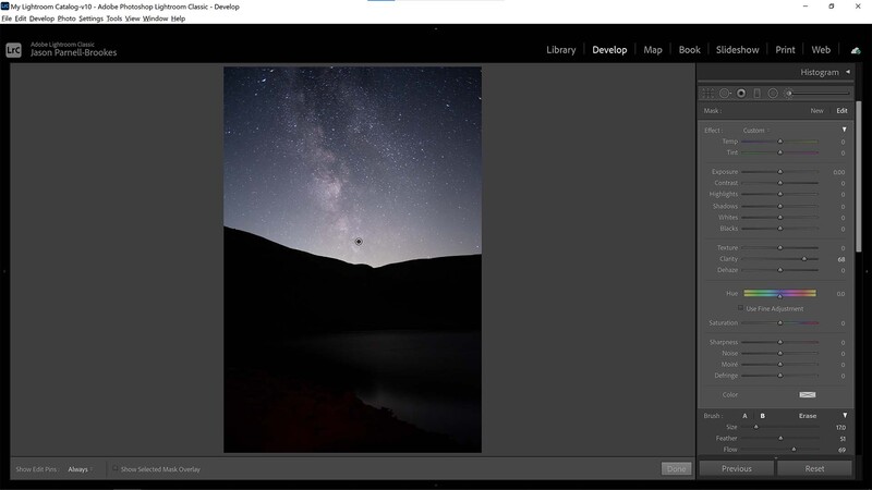 Boost clarity of galaxy