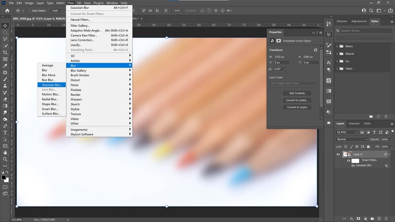Smart Filters in Photoshop