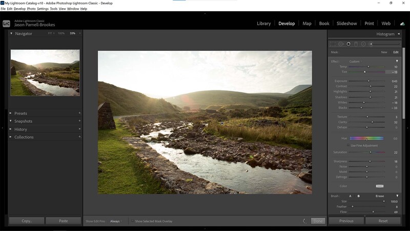 Change settings in Lightroom