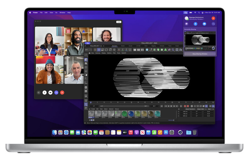 Screenshot of video editing software with remote collaboration window showing multiple participants.
