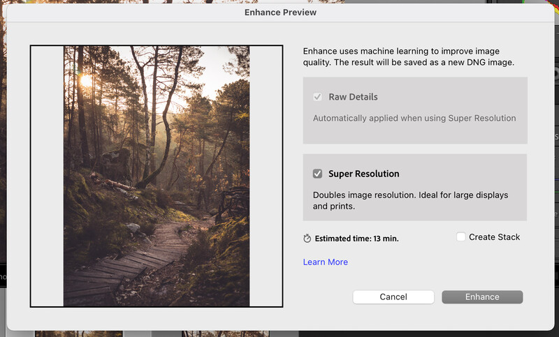 Adobe Super Resolution