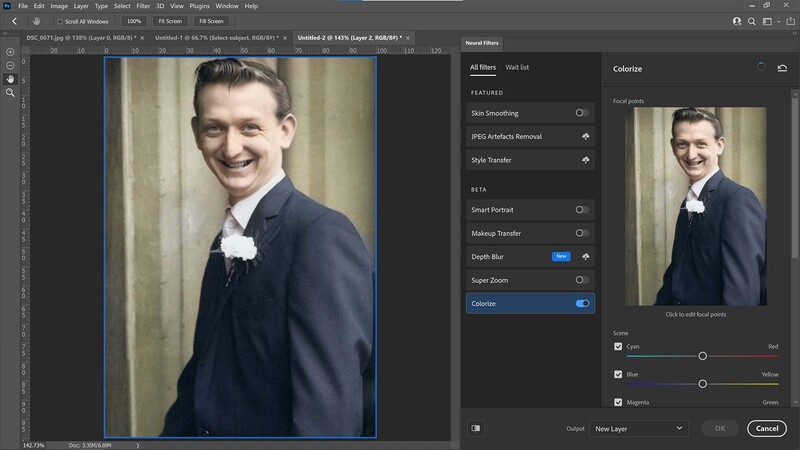 Colorize old photos