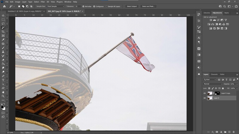 Select subject in photoshop