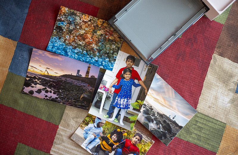 Photos printed from the Liene look indistinguishable from a good lab print.
