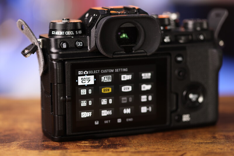 Fujifilm allows 7 Custom Shooting Modes