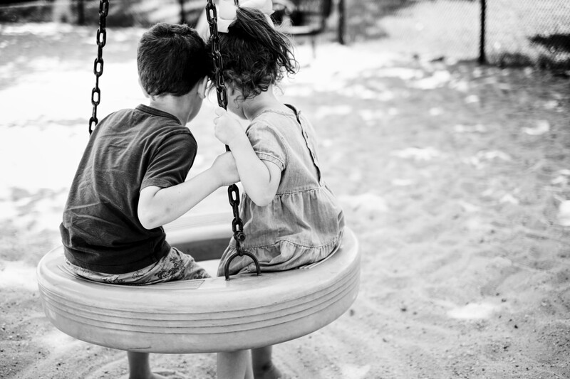 Kids at the park taken with a Fuji X-Pro1 and 35mm lens