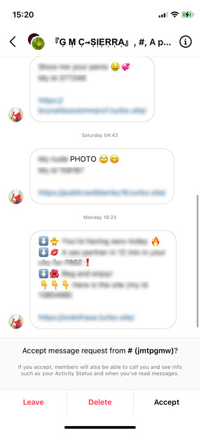 Screenshot of a messaging app conversation with multiple text exchanges and emoji reactions.
