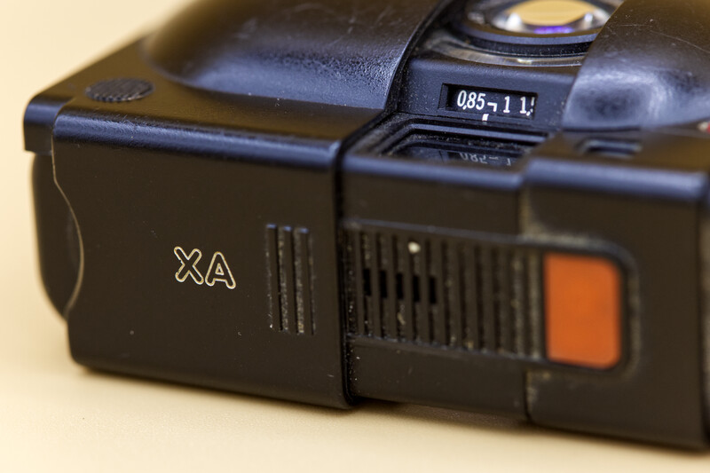 Olympus XA Top View
