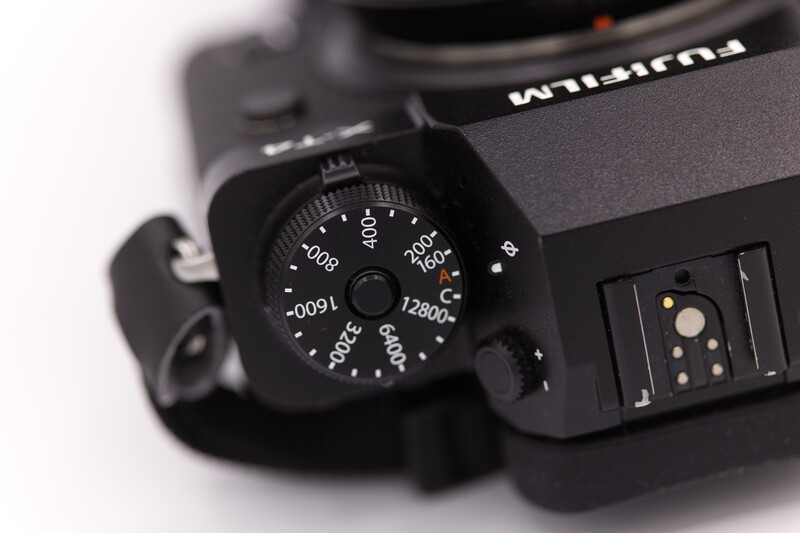 Close up of a Fujifilm camera shot in the Ombar Light Box