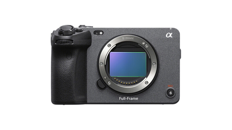 Sony Alpha full-frame mirrorless camera body with exposed sensor and grip shown from front angle.