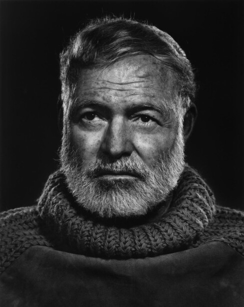 Ernest Hemingway, by Yousef Karsh