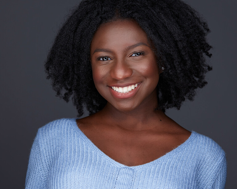 A headshot of Brianna