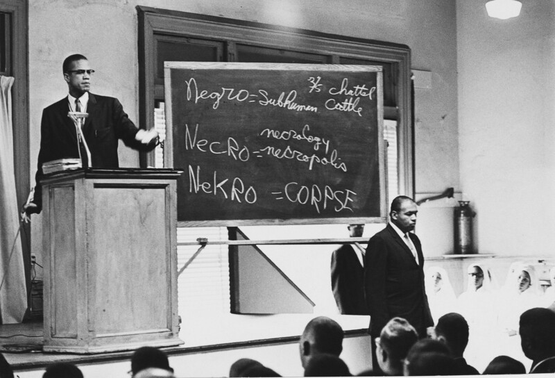 Malcolm X teaching