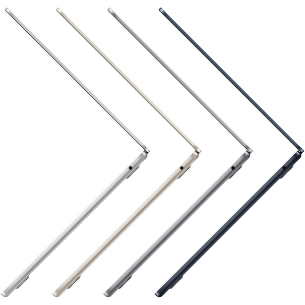 Four angled reflector tools displayed in a gradient from light to dark finish.
