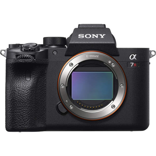 Sony α7 II mirrorless camera body with sensor exposed, showing the full-frame sensor and lens mount.
