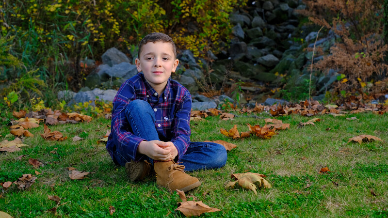 My son photographed with the Fujifilm X-T4 and Sigma 18-55mm f2.8.