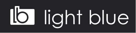 Logo for Light Blue, a photography-related brand or service.
