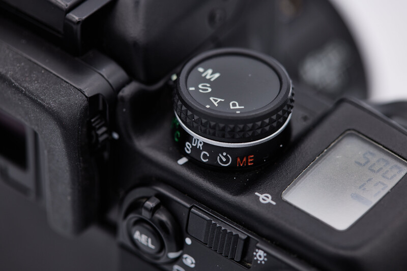 The PSAM dial of the Maxxum 9