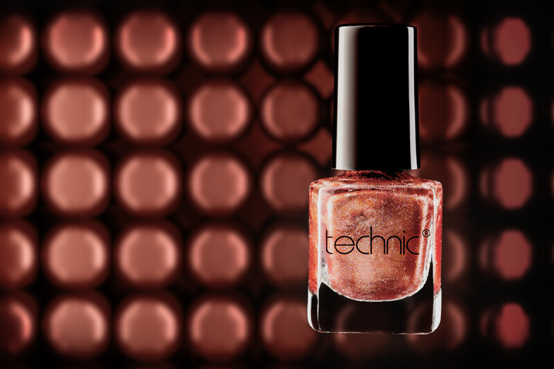 Technic Nail Polish Bottle Photo With CGI Background