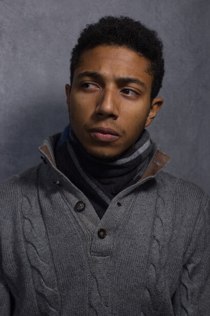 A portrait before editing