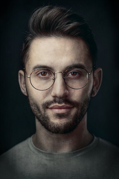 A portrait after editing