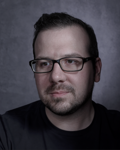 A portrait before editing