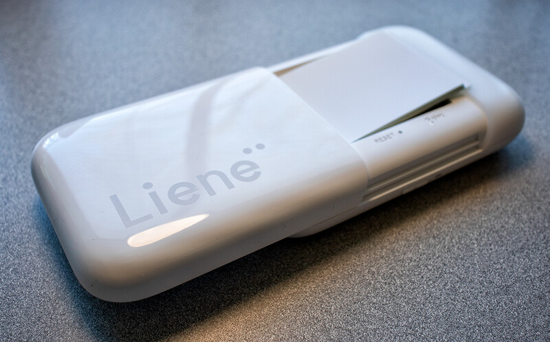 There's not much to the printer - charge it up, load the paper and then turn it on with the one button on the side.