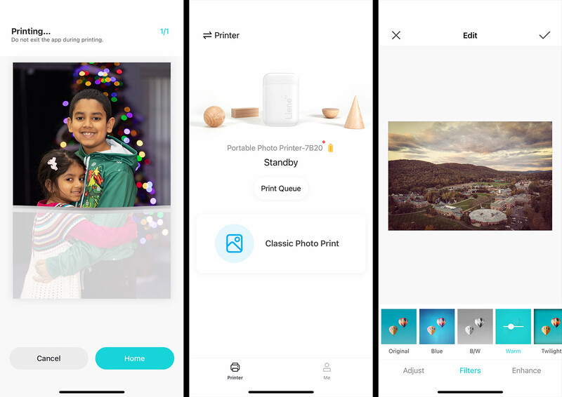 Liene's iOS app is easy to use.