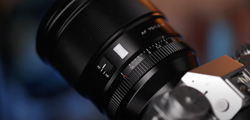 The new Viltrox 75mm f/1.2 autofocus lens for Fujifilm cameras