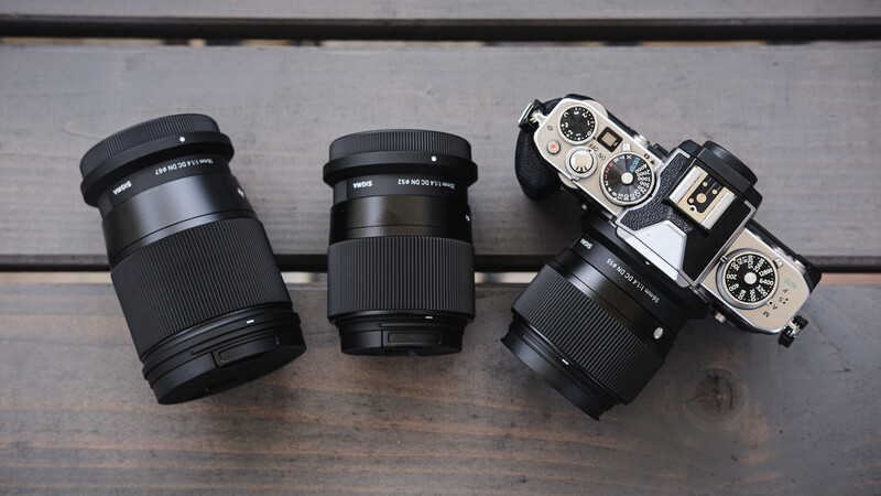 Nikon Z fc with the trio of Sigma 16, 30, and 56 mm f/1.4 DC DN Contemporary primes