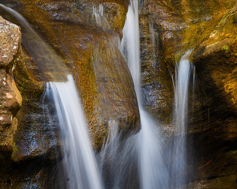 Cedar Falls in Hocking Hills State Park, a small scene landscape photo