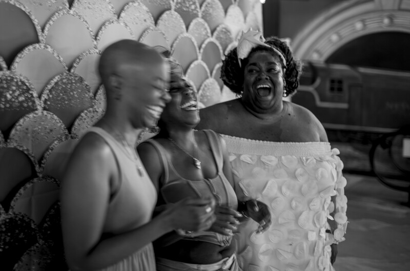 Ladies laughing