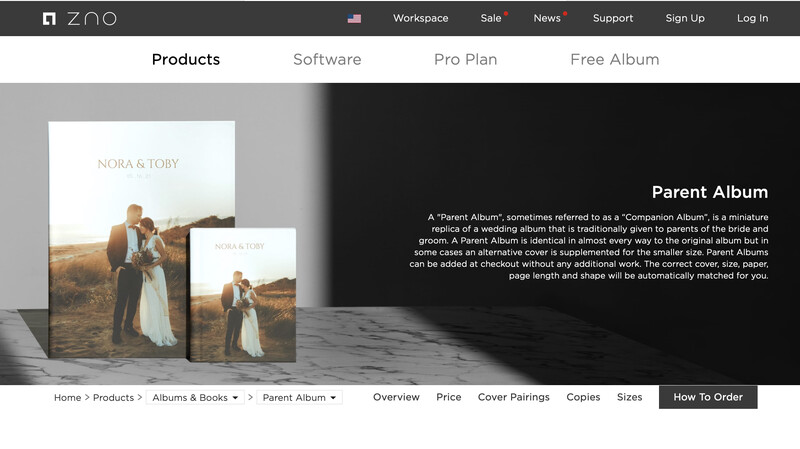 Client Gallery online proofing