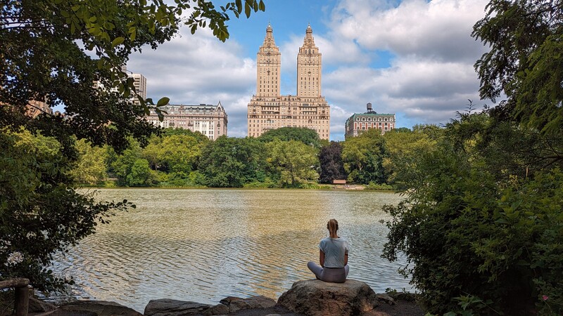 The San Remo Building, captured with a Pixel Fold